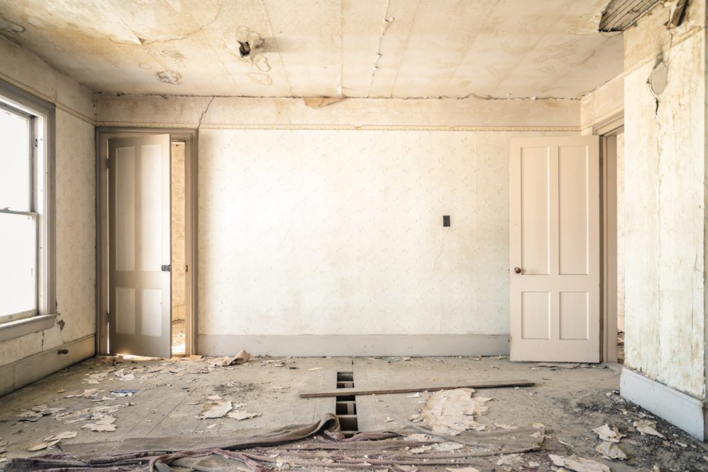interior of a house under renovation