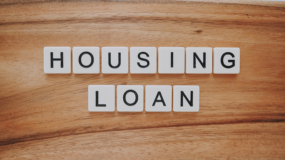 scrabble letters forming housing loan