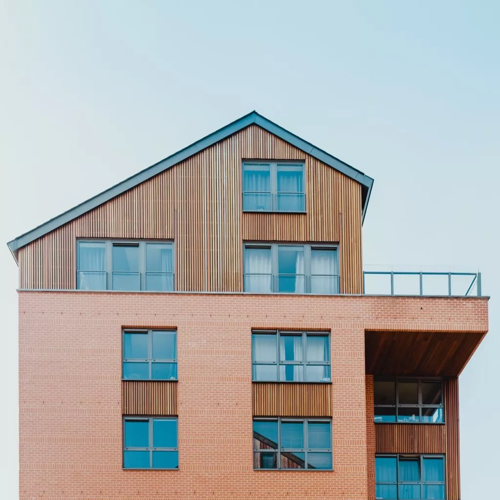 plain wooden house