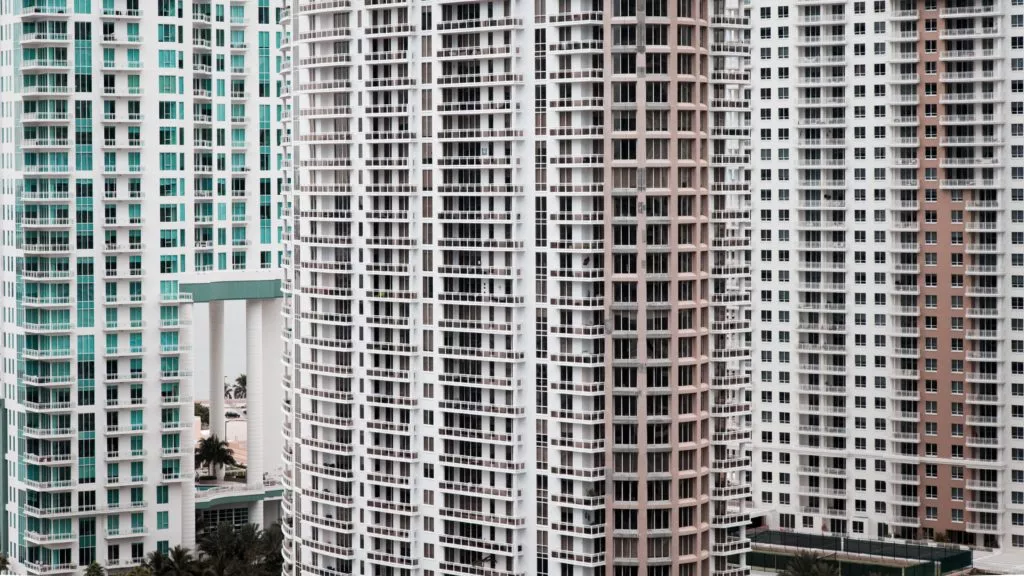 lots of condominium units