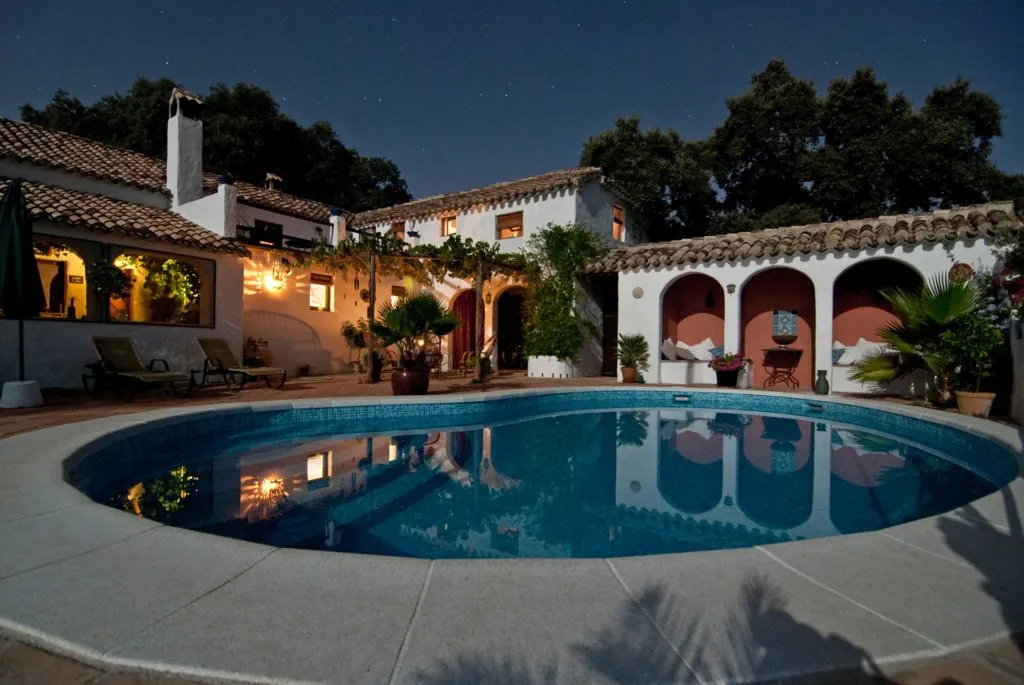house with pool area