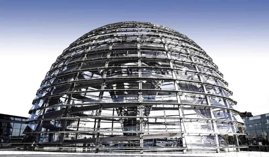 gray metallic dome home